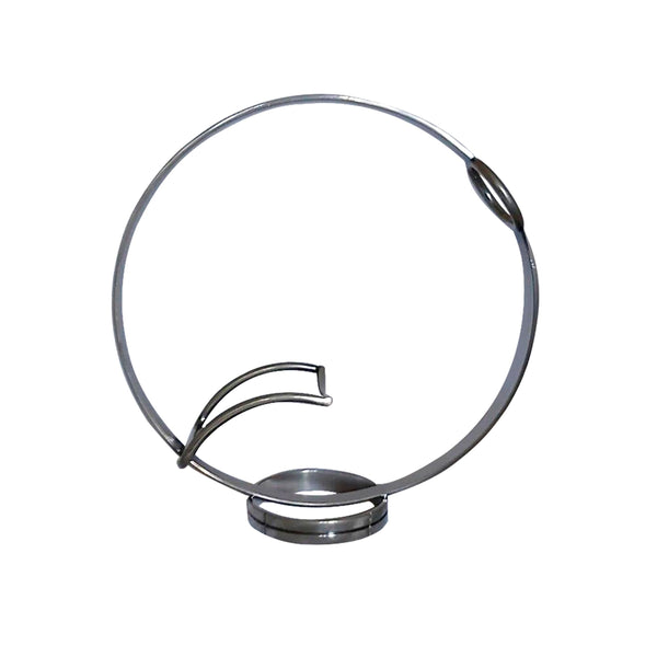Porta Garrafas em Metal Prateado Christofle