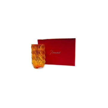 Vaso Baccarat Cristal Âmbar