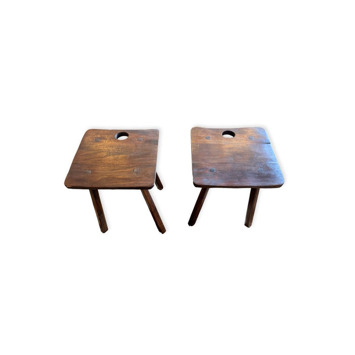 Par de Banquetas em Madeira