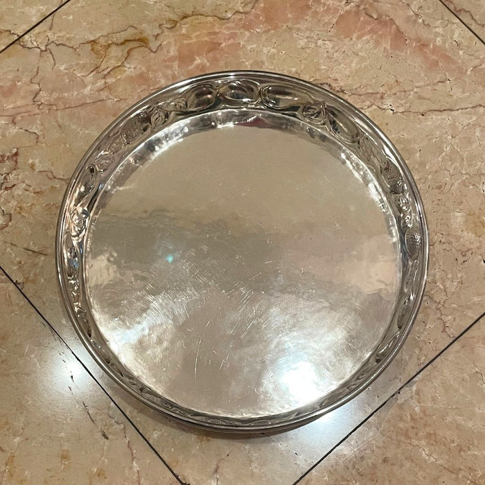 Fruteira em Metal Prateado II