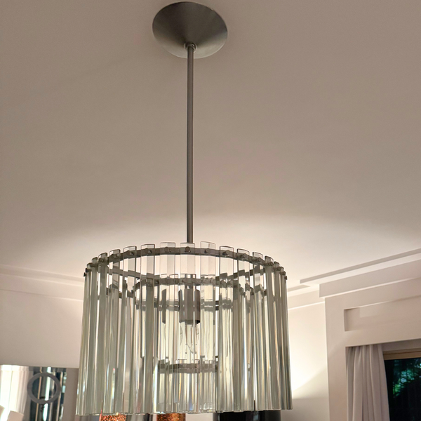 Lustre Art Deco em Cristais