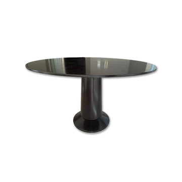 Mesa Oval Ebanizada