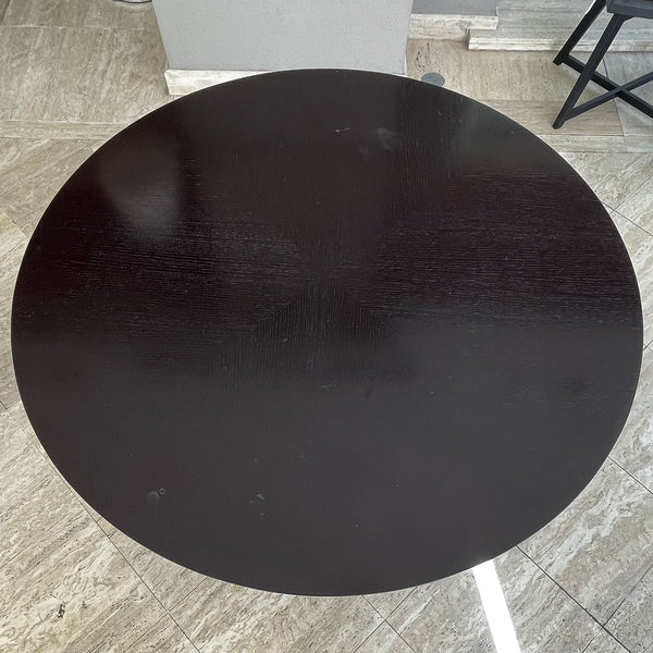 Mesa Oval Ebanizada