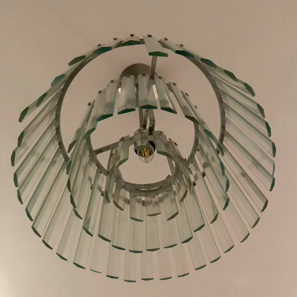 Lustre Art Deco em Cristais