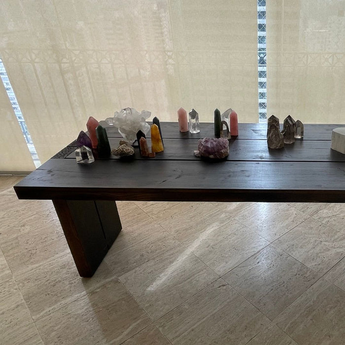 Mesa em Madeira Rústica