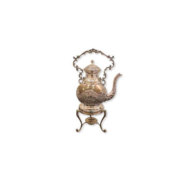 Samovar em Metal Prateado