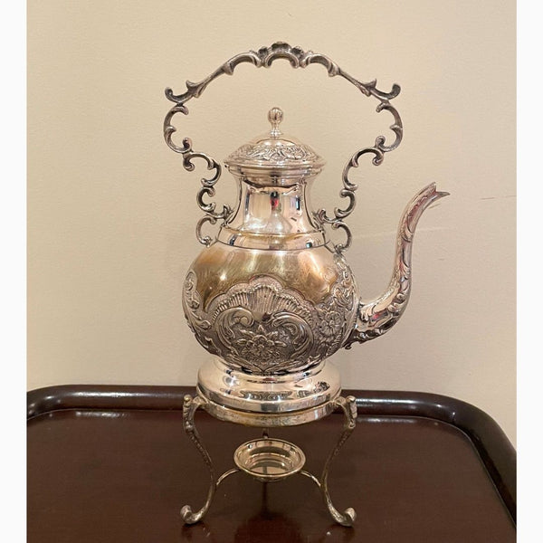 Samovar em Metal Prateado