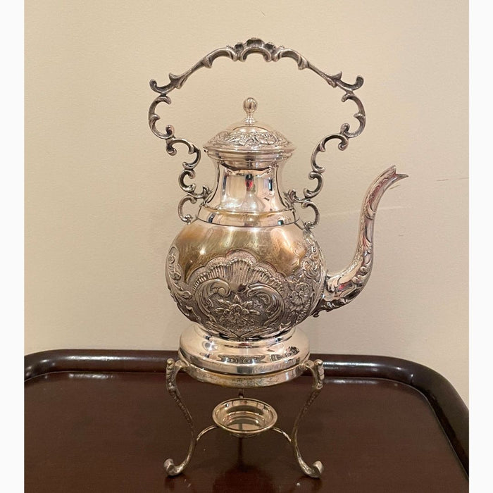 Samovar em Metal Prateado