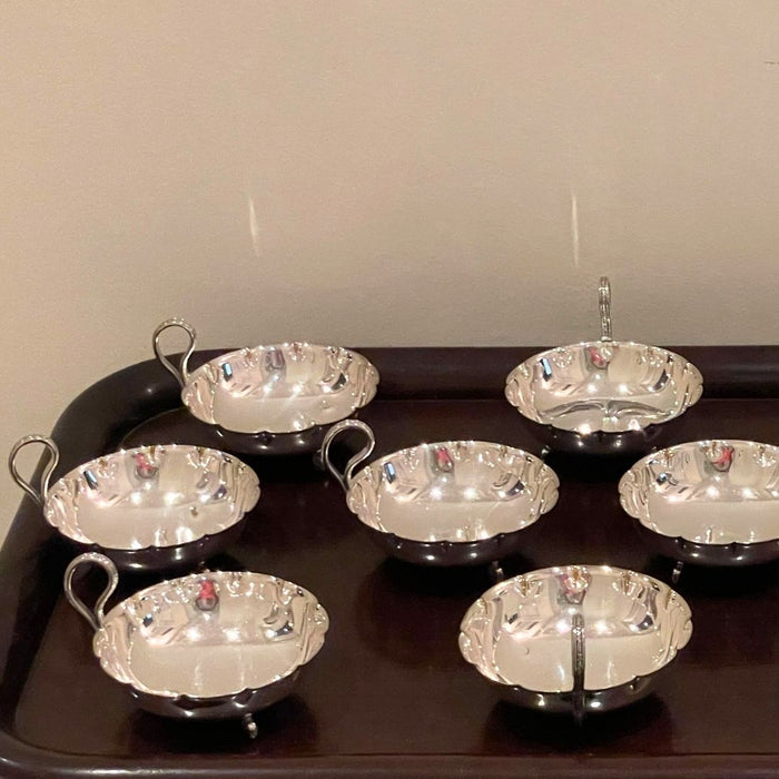 Set com 10 Taças para Sorvete