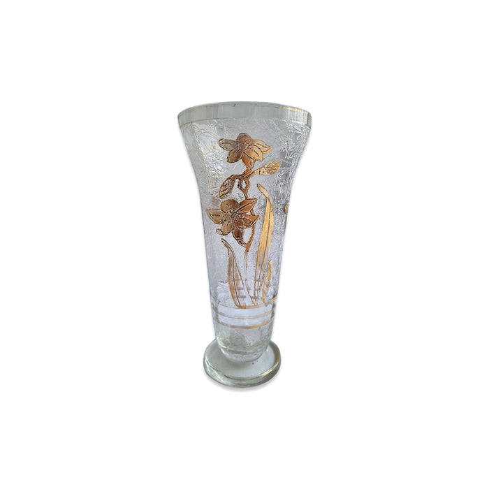 Vaso de Cristal com Ouro