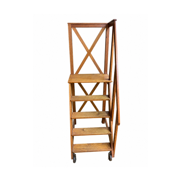Escada para Biblioteca em Madeira