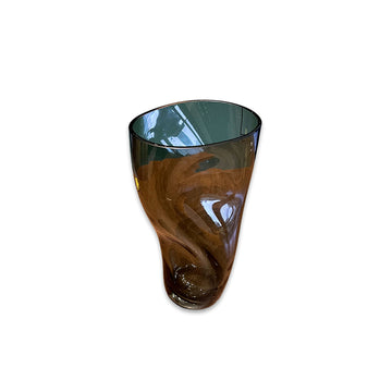 Vaso em Cristal Orrefors Retorcido.