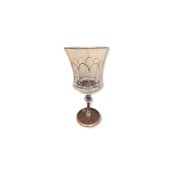 Set com 06 Taças em Cristal com Frisos