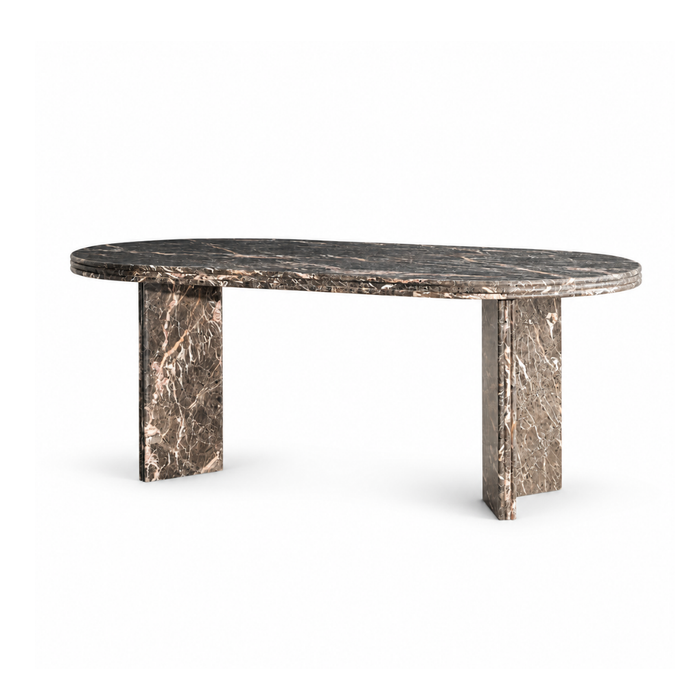 Mesa de Jantar em mármore Griseo Rosa - Soho Home