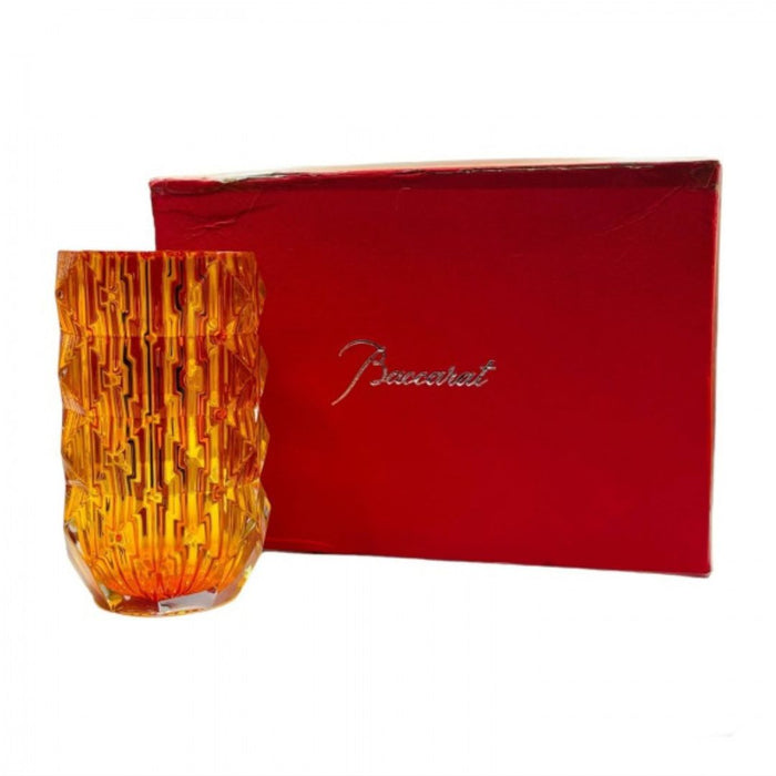 Vaso Baccarat Cristal Âmbar