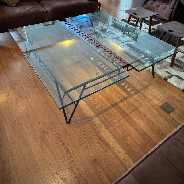 Mesa de Centro Ferro e Vidro