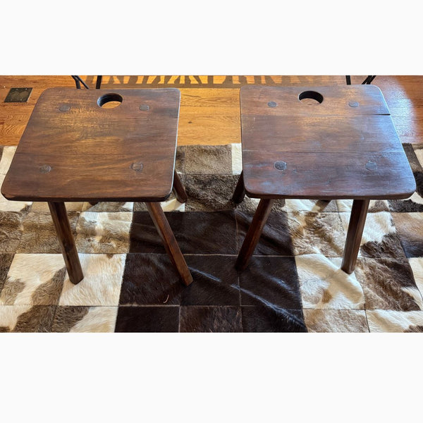 Par de Banquetas em Madeira