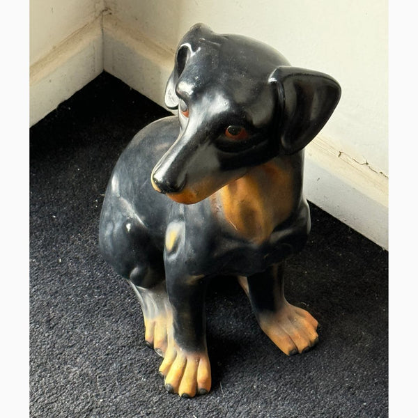 Escultura Cachorro em Cerâmica