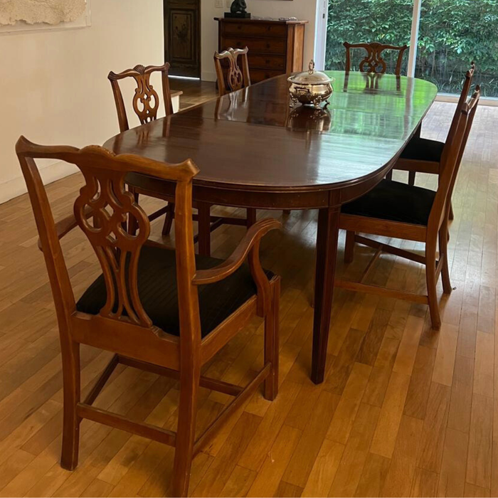 Mesa de Jantar Inglesa Chippendale – Séc. XVIII
