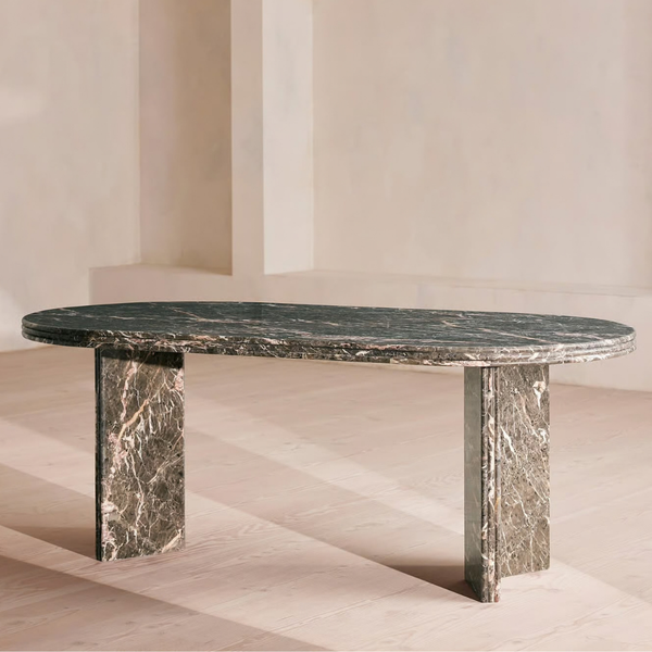 Mesa de Jantar em mármore Griseo Rosa - Soho Home