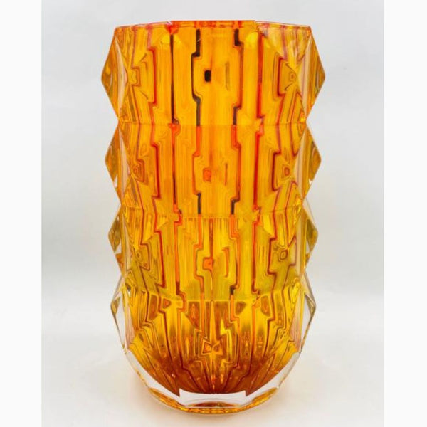 Vaso Baccarat Cristal Âmbar