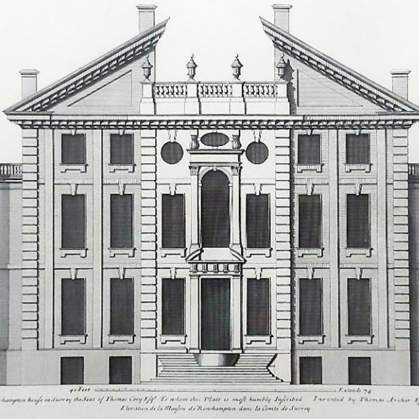Par de Gravuras Gunnersbury House (1715)