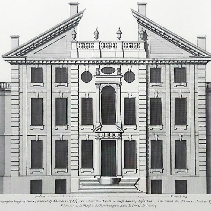 Par de Gravuras Gunnersbury House (1715)