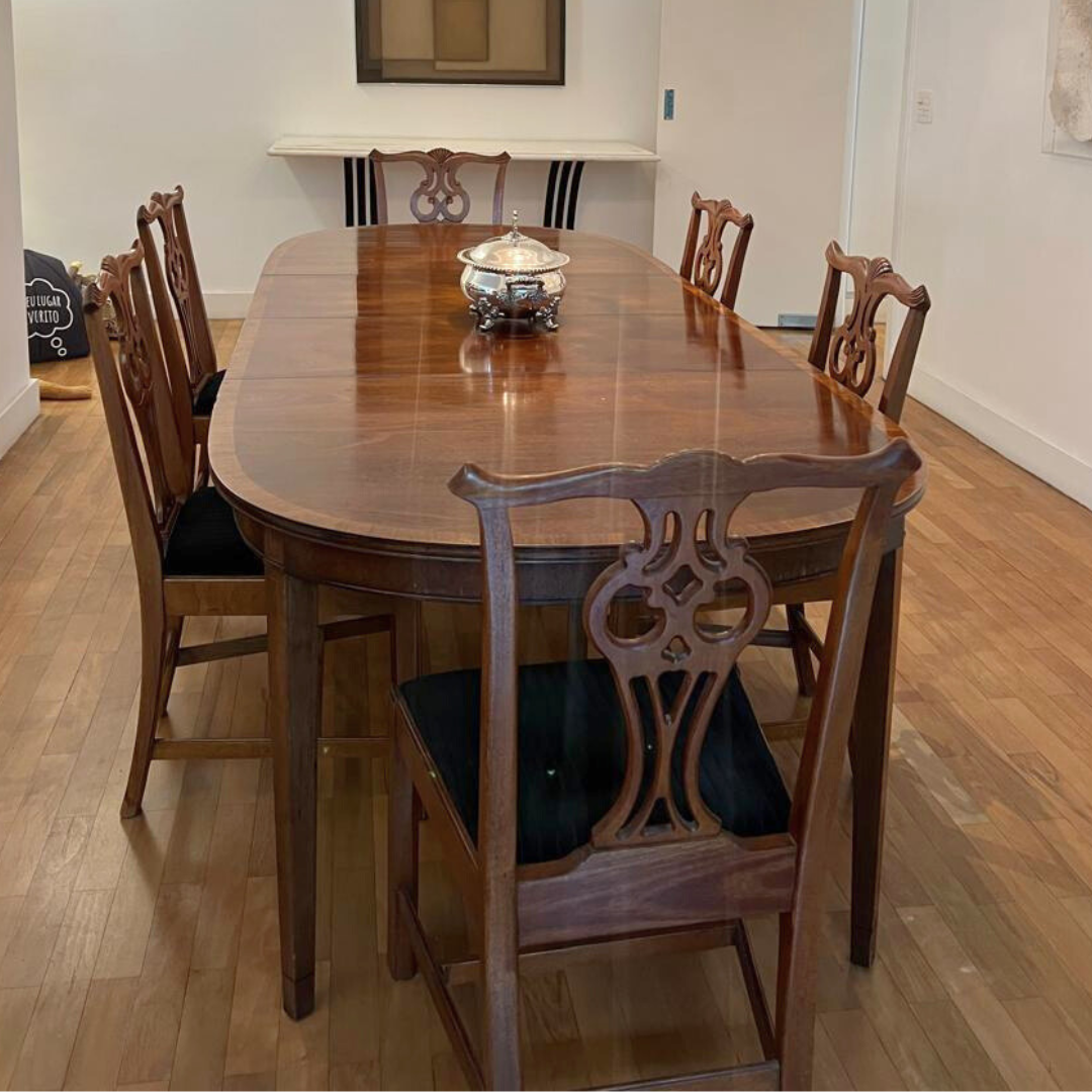 Mesa de Jantar Inglesa Chippendale – Séc. XVIII