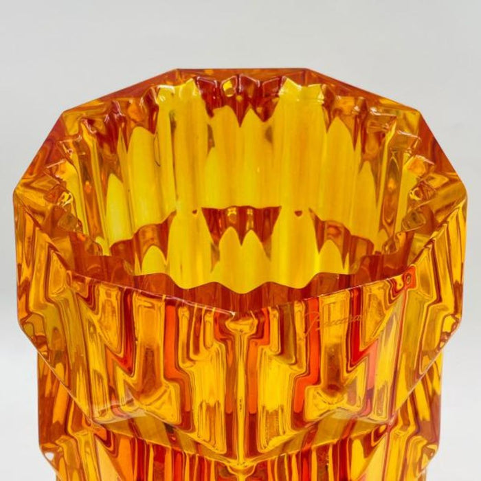 Vaso Baccarat Cristal Âmbar