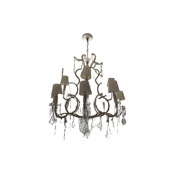 Lustre em Cristal com 12 Cúpulas