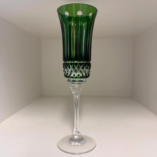 Set Taças de Champanhe Verde