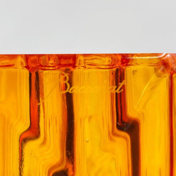 Vaso Baccarat Cristal Âmbar