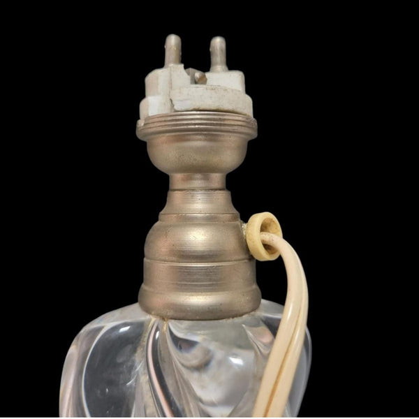 Par de Bases para Abajur em Cristal Baccarat