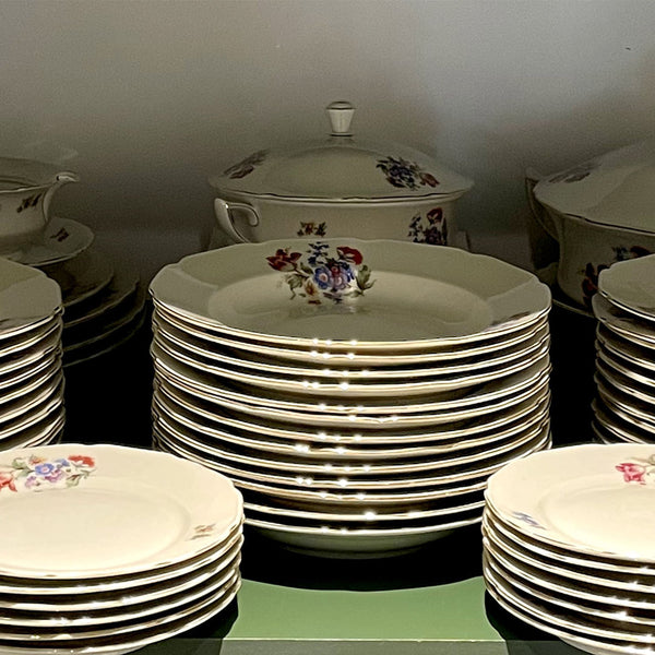 Serviço de Jantar em Porcelana Tcheca Royal Ivory