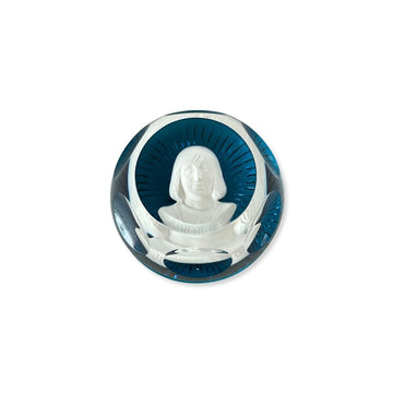 Peso para Papel em Cristal Baccarat Joana D'arc I