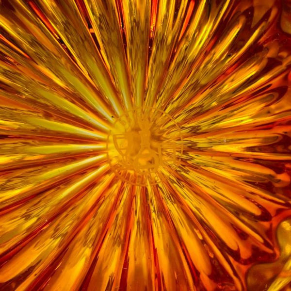 Vaso Baccarat Cristal Âmbar