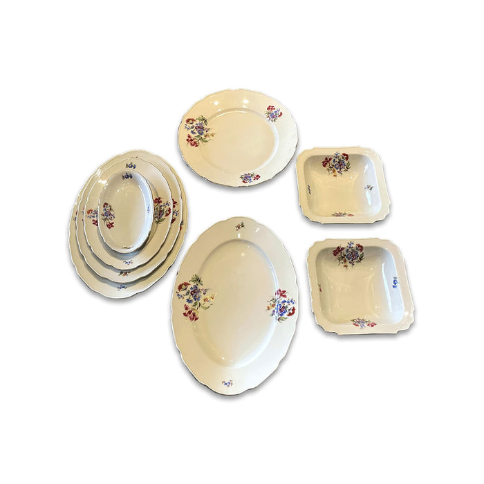Serviço de Jantar em Porcelana Tcheca Royal Ivory