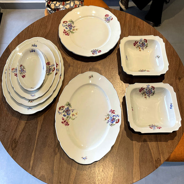 Serviço de Jantar em Porcelana Tcheca Royal Ivory
