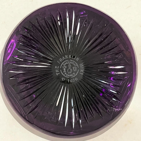 Peso para Papel em Cristal Baccarat Joana D'arc II