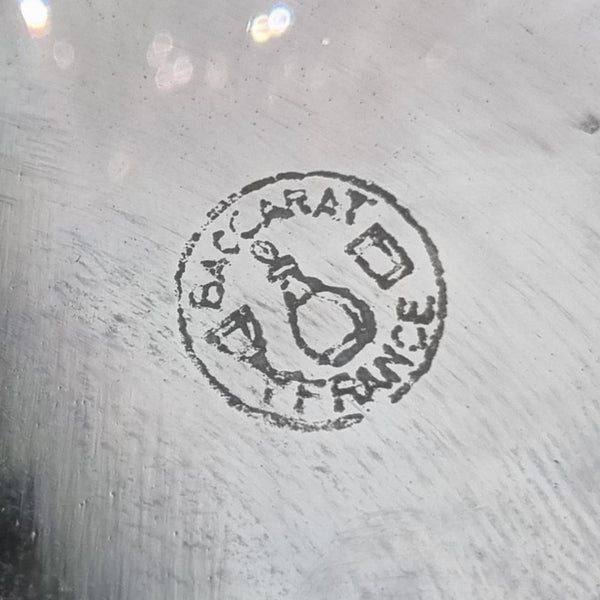 Par de Bases para Abajur em Cristal Baccarat