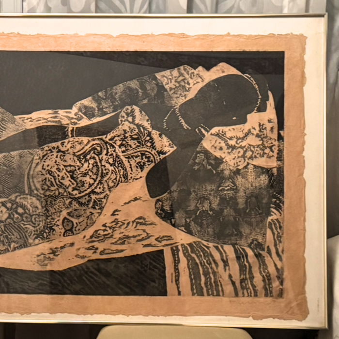 Xilogravura Figura Feminina