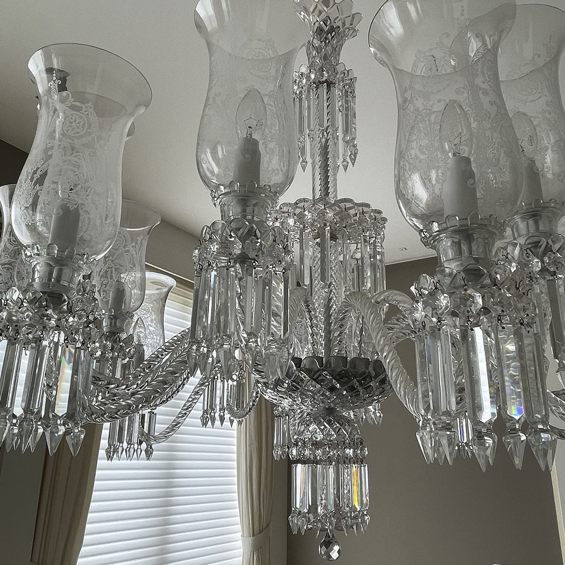 Grande Lustre em Cristal Baccarat