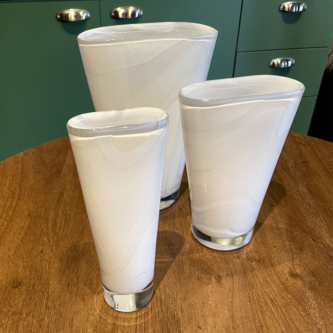 Conjunto 03 Vasos Kosta Boda