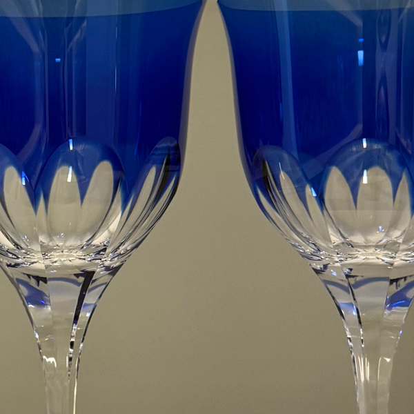 Set de Copos Azul Cobalto