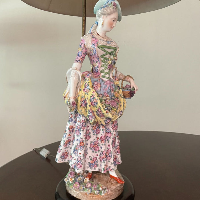 Par de Abat-jour em Porcelana de Meissen
