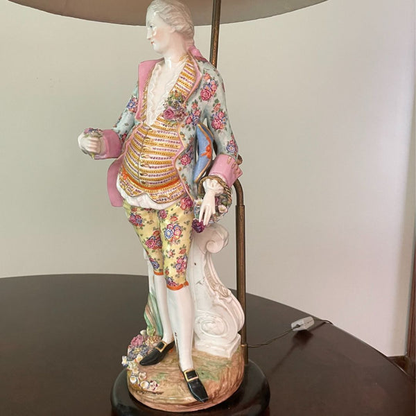 Par de Abat-jour em Porcelana de Meissen