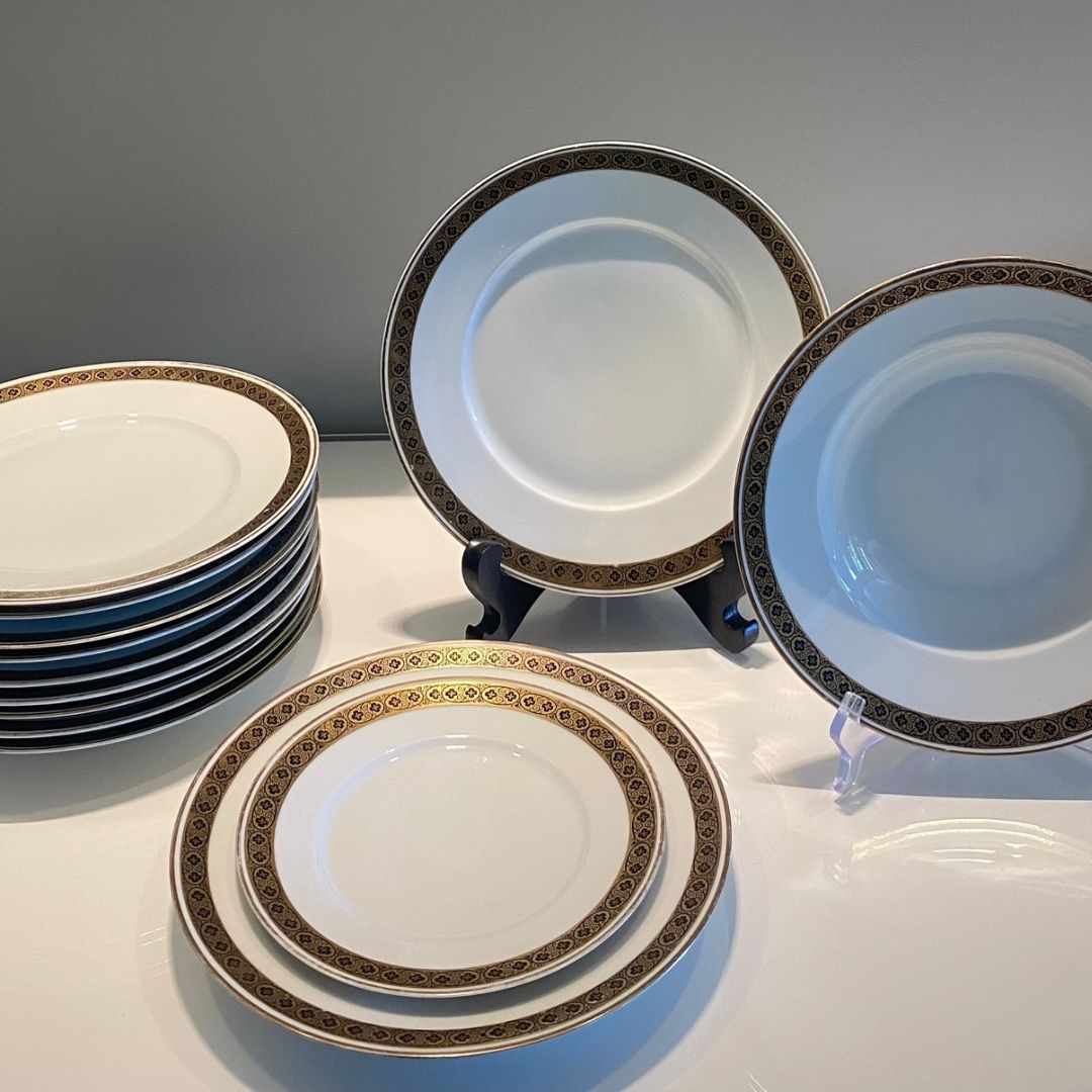 Aparelho de Jantar Porcelana Alemã, OHME