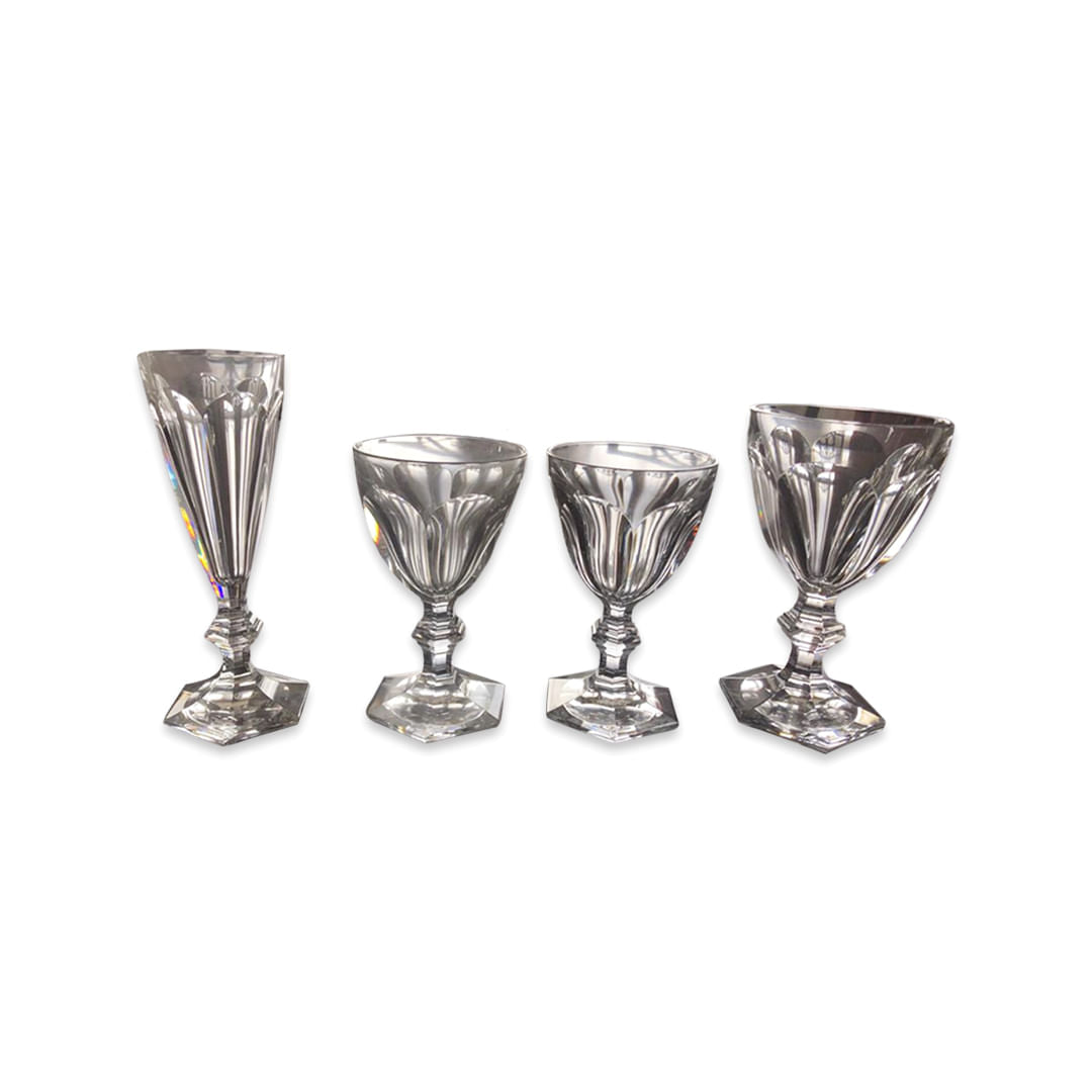 Conjunto 48 Copos em Cristal Baccarat