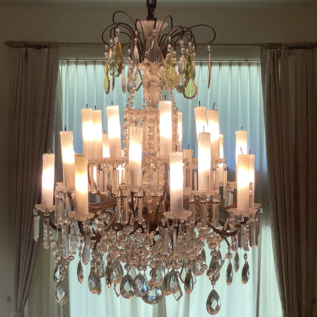 Grande Lustre em Cristal