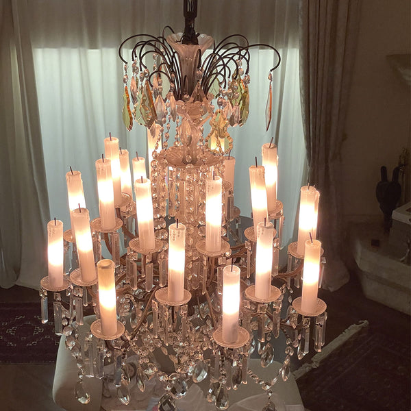Grande Lustre em Cristal